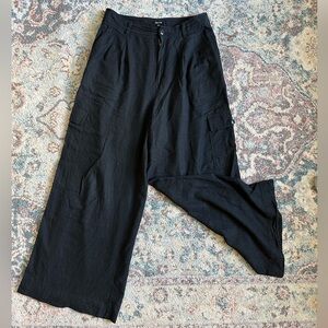 Wide leg cargo pant